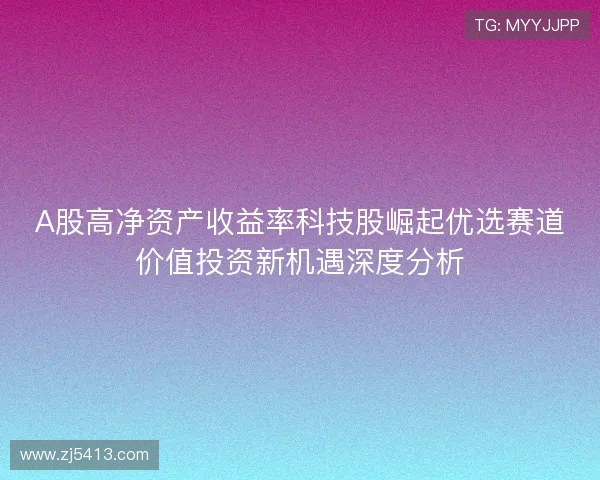 A股高净资产收益率科技股崛起优选赛道价值投资新机遇深度分析